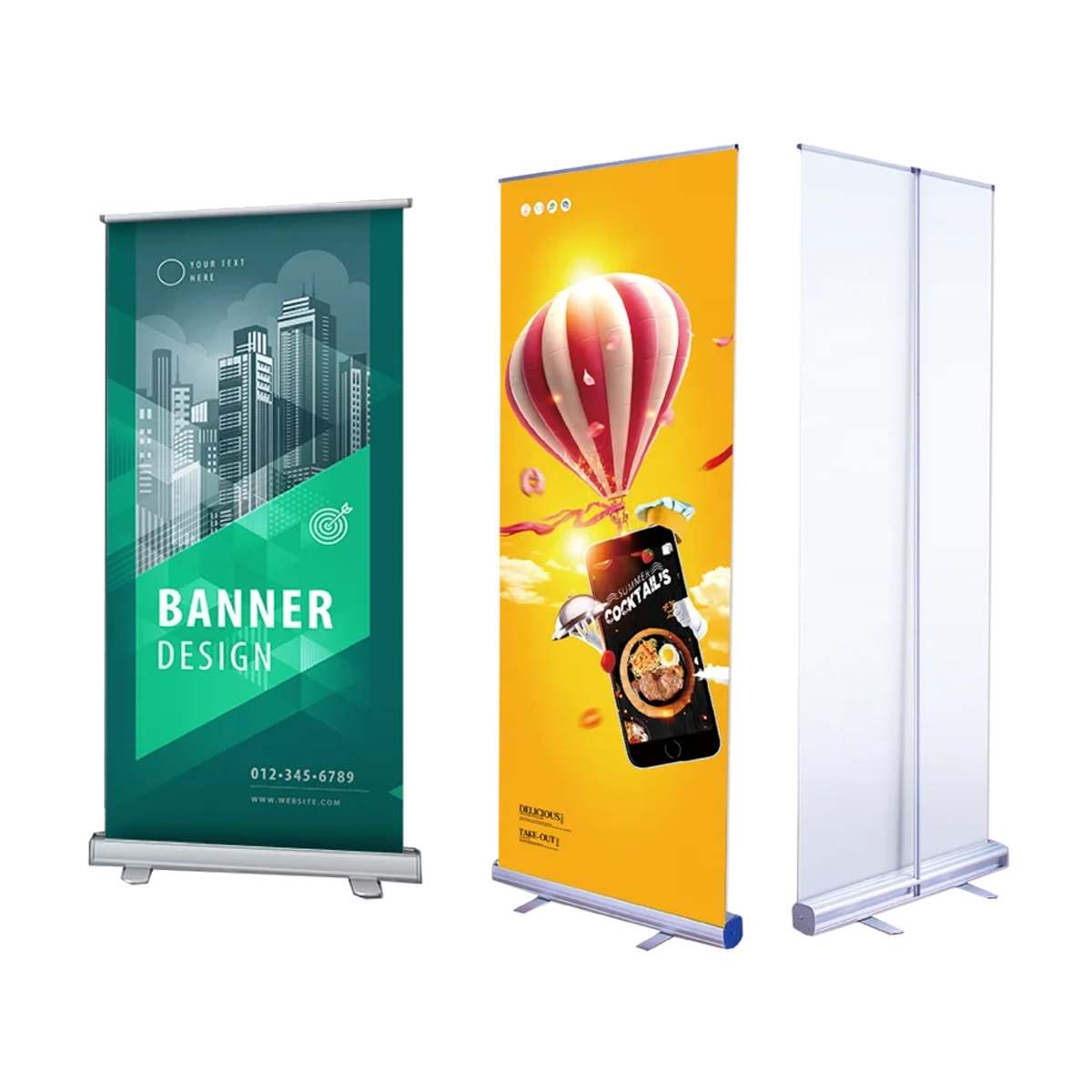CUSTOM ROLL UP STANDEES PRINTING SERVICES